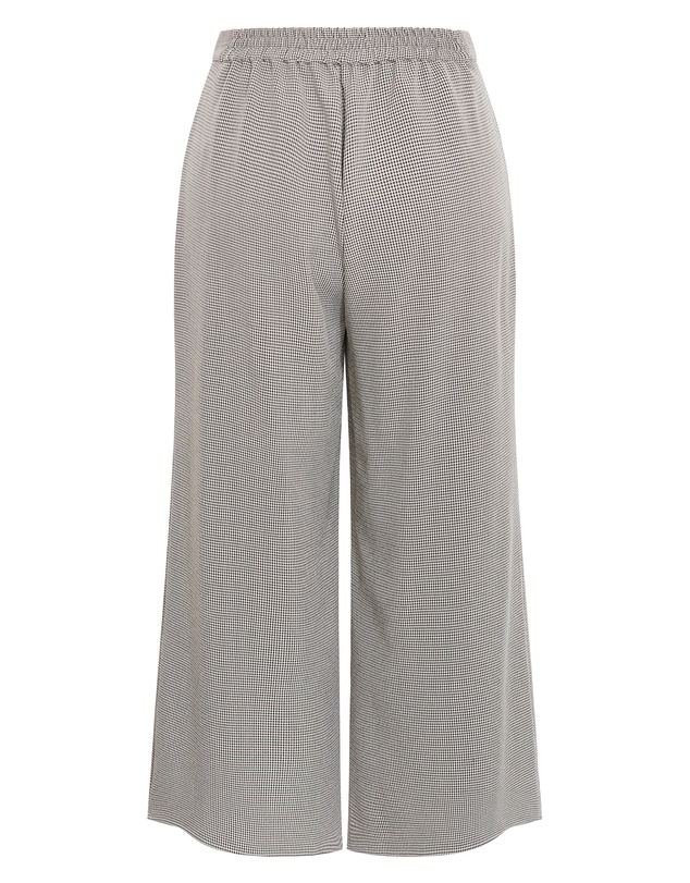 City Chic - Plus size Hailey Check Pant - neutral