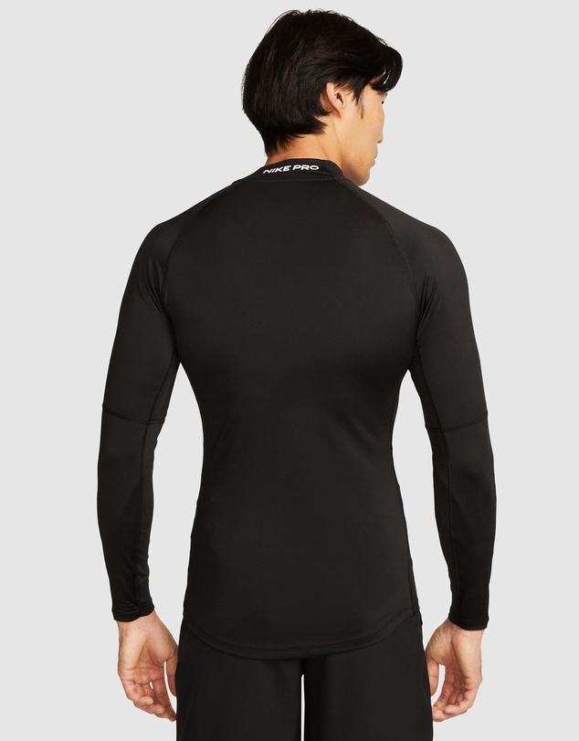 Nike - Pro Nike Dri-FIT Fitness Mock-Neck LS Top