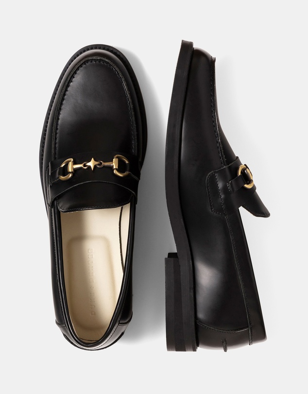 Duke + Dexter - Wilde Black Plus Bit Loafer - Men's