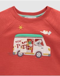 Purebaby - Christmas Postal Van Tee -Kids-Babies