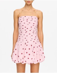 KIVARI - Sia Bubble Hem Mini Dress