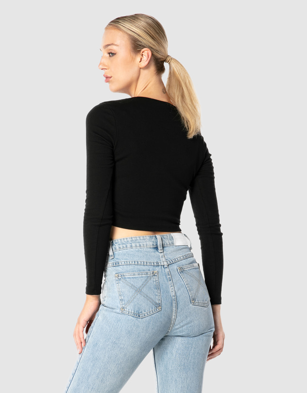 ONEBYONE - Classic Longsleeve Crop Tee