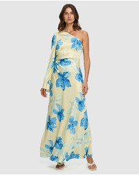 KIVARI - Sophie One Sleeve Maxi Dress