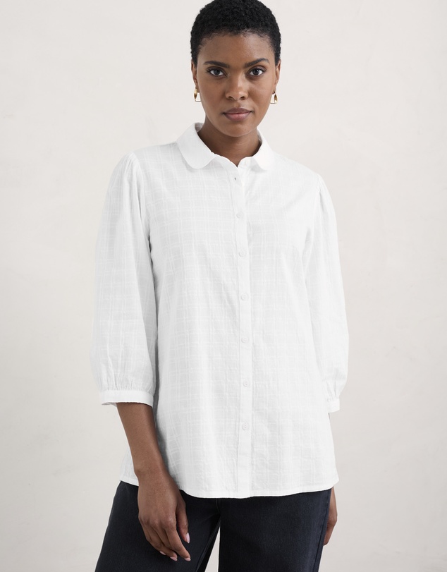 Seasalt - Seasalt Cornwall White Hope Cottage Blouse II