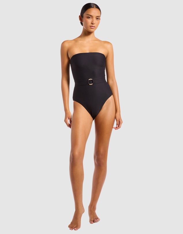 JETS - Jetset Lines Belted Bandeau One Piece