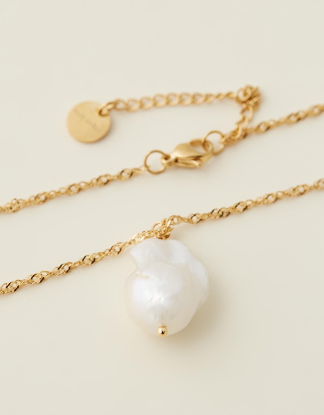 Carly Paiker - Positano Baroque Pearl Pendant Necklace