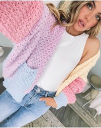 Esther & Co - Colline Cardigan - Yellow Multi