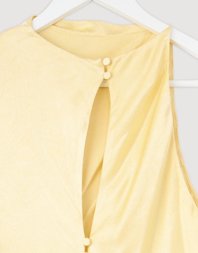 Revibe - Repaired Shona Joy Dillon Contrast Draped Cowl Mini Dress - AU 14