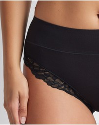 Kayser - 2 Pack Comfort Band Lace Trim Mid Rise