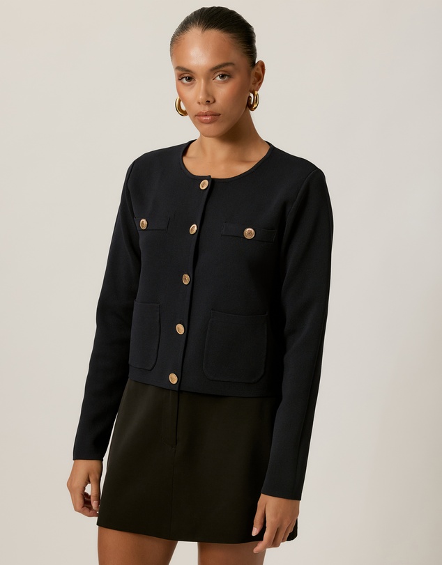 Tussah - Lisa Cropped Knit Jacket