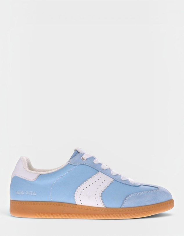 Mia Vita - Ramona II Lace-Up Casual Sneaker - Blue/White