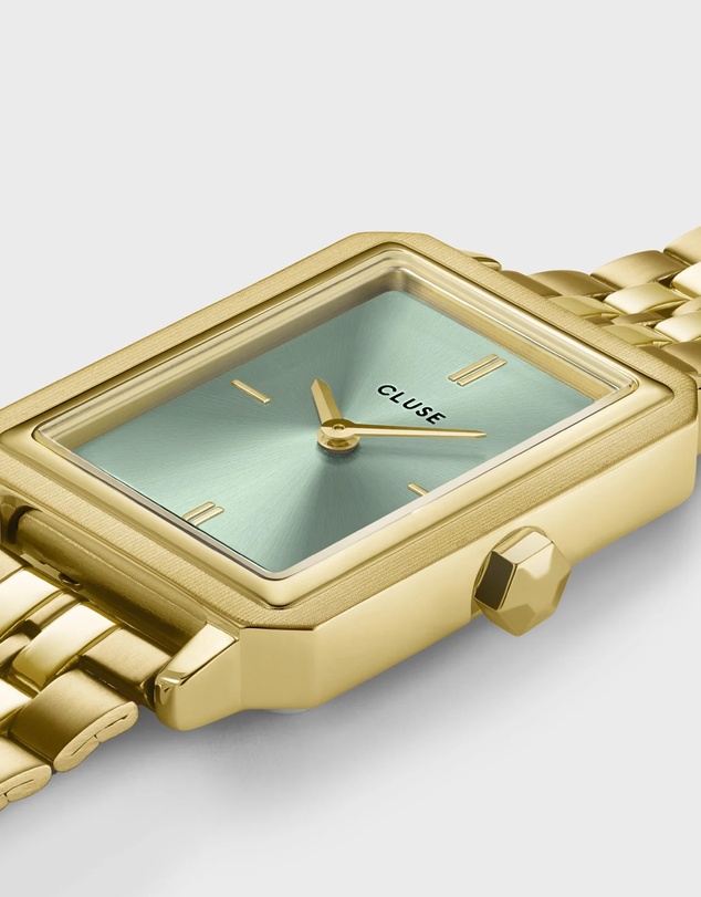 Cluse - Fluette Sage Green/Gold Link