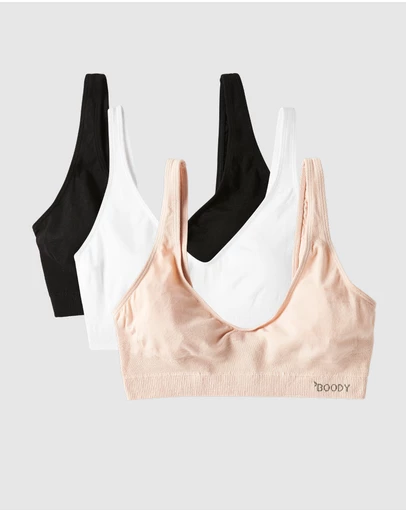 Boody - 3-Pack Shaper Crop Bra