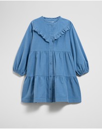 Country Road - Organically Grown Cotton Long Sleeve Corduroy Dress