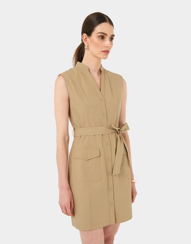 Forcast - Kiran Utility Tie Dress