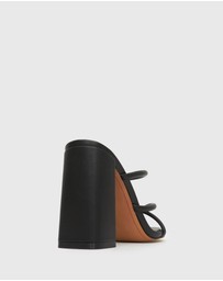 Betts - Shaq High Block Heel Mules