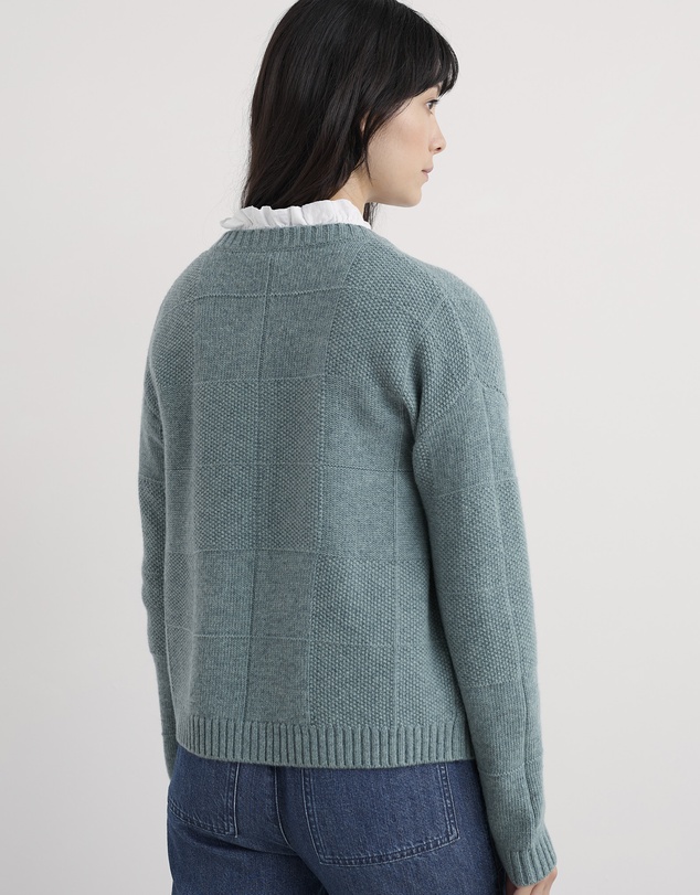 Seasalt - Seasalt Cornwall Blue Coweth Buttoned Cardigan