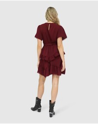 Belle & Bloom - The Softest Spell Ruffle Mini Dress