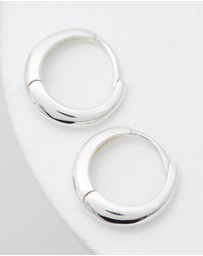 SAINT VALENTINE - Positano Mini Hoops - Silver