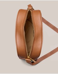 VESTIRSI - Vera Cognac Camera Crossbody Bag