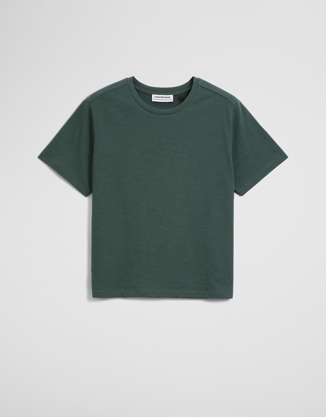 Country Road - Textured Short Sleeve Slub T-shirt