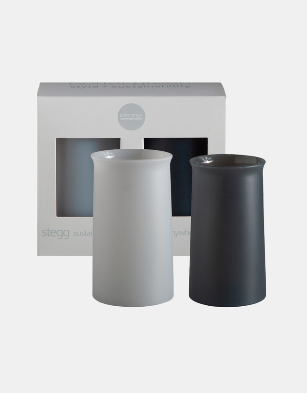 porter green - stegg | silicone unbreakable highball glasses