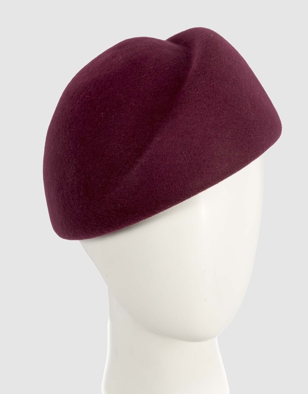 Max Alexander - Winter Burgundy Felt Designer Hat