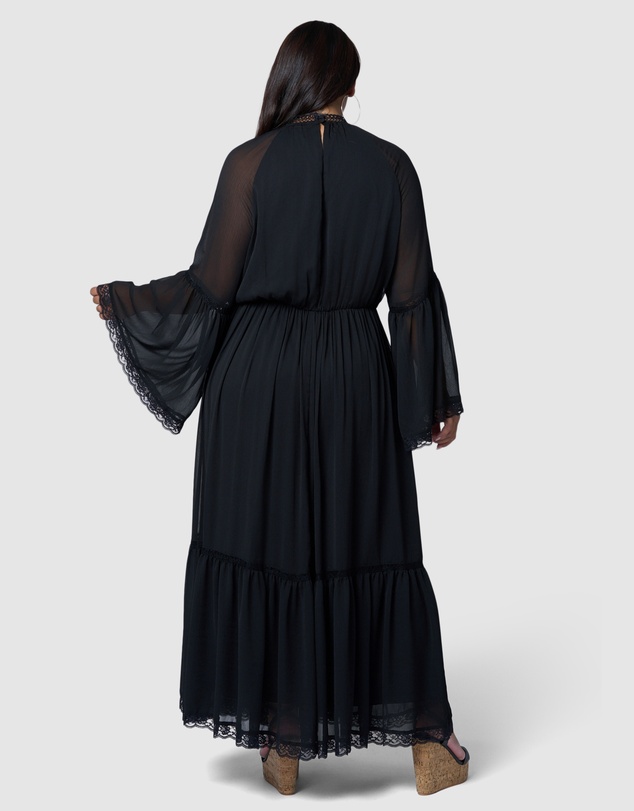 The Poetic Gypsy - Echoed Maxi Dress