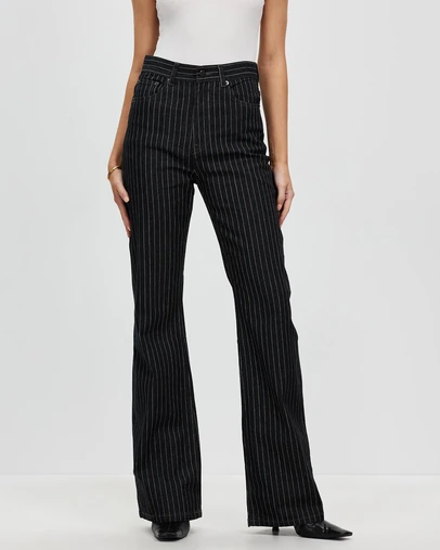 Style Addict - High Waist Flare Leg Jeans