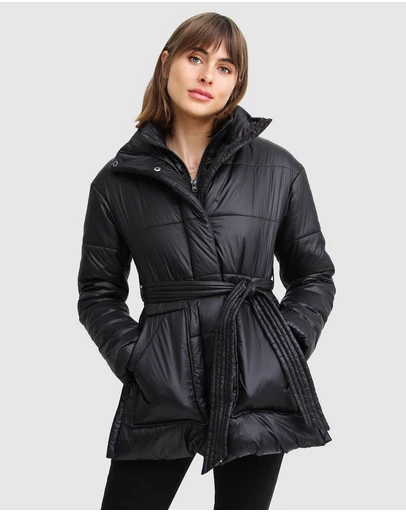 Belle & Bloom - Moonrise Belted Puffer Jacket