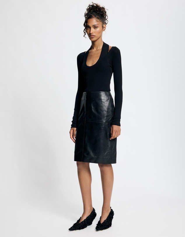 Lover - Solange Layered Knit Halter Top