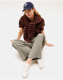 Tommy Hilfiger - Leather Cupsole Sneakers - Women's
