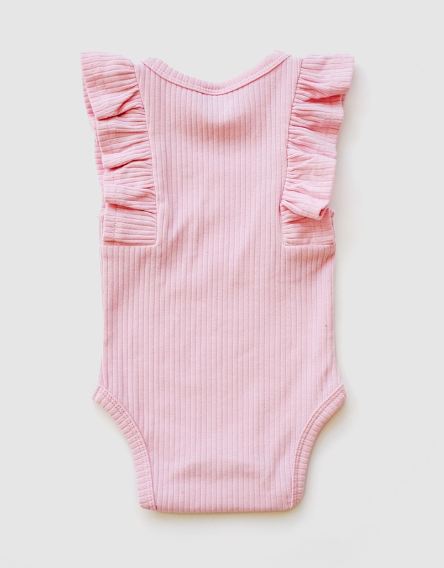 WITH LOVE FOR KIDS - Shimmy Wide Rib Tank Onesie - Babies