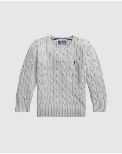 Polo Ralph Lauren - Cable-Knit Cotton Sweater - The Iconic Exclusive - Kids