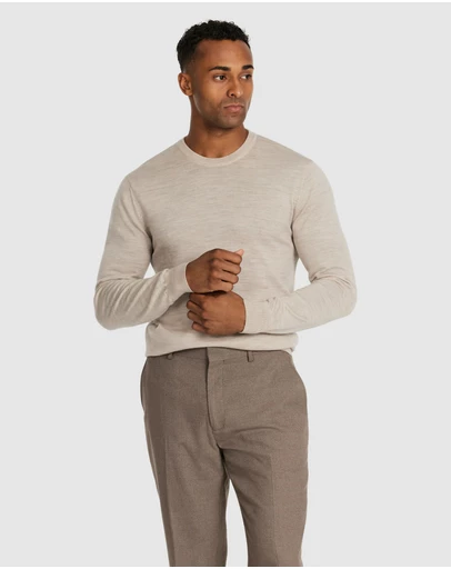 Tarocash - Wesley Merino Wool Crew Knit