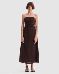 Morrison - Rio Linen Strapless Dress