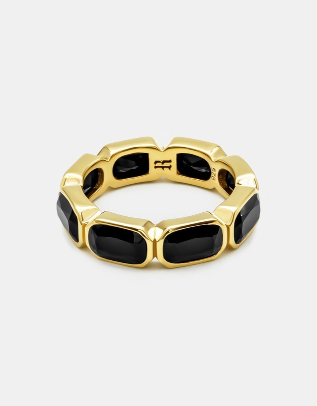 Rawninety - Haven Onyx Ring Gold
