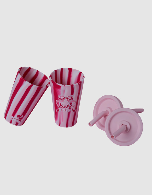 STYLD. - Barbie Tumbler Set (2 pcs) Pink