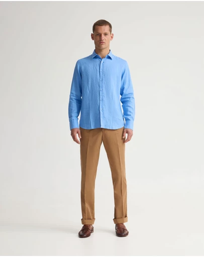 Oxford - Copper European Linen Shirt