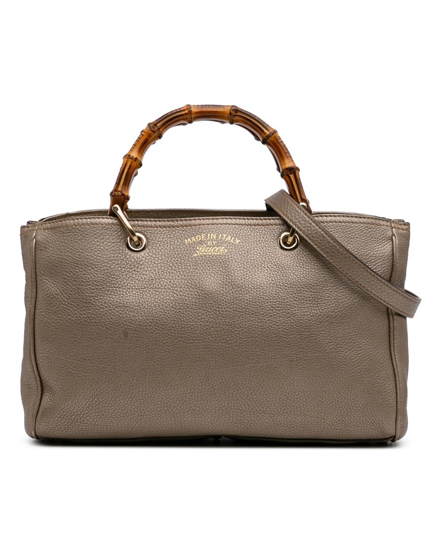 Pre-Loved by Azura Reborn - Pre-Loved gucci Elegant Leather Handbag with Distinctive Handle