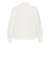 City Chic - Whimsical Embroidered Long Sleeve Shirt
