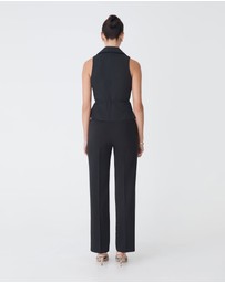 Forcast - Layla Collared Wrap Top