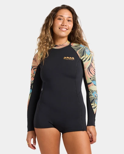 Billabong - Womens 2/2Mm Spring Fever Natural Long Sleeve Springsuit