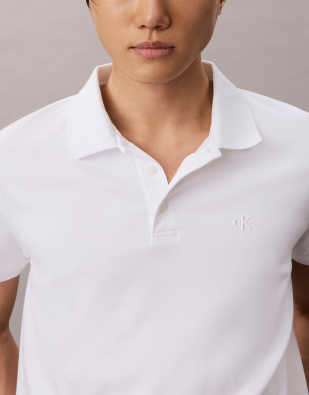 Calvin Klein Jeans - Sleek Interlock Monogram Polo Shirt