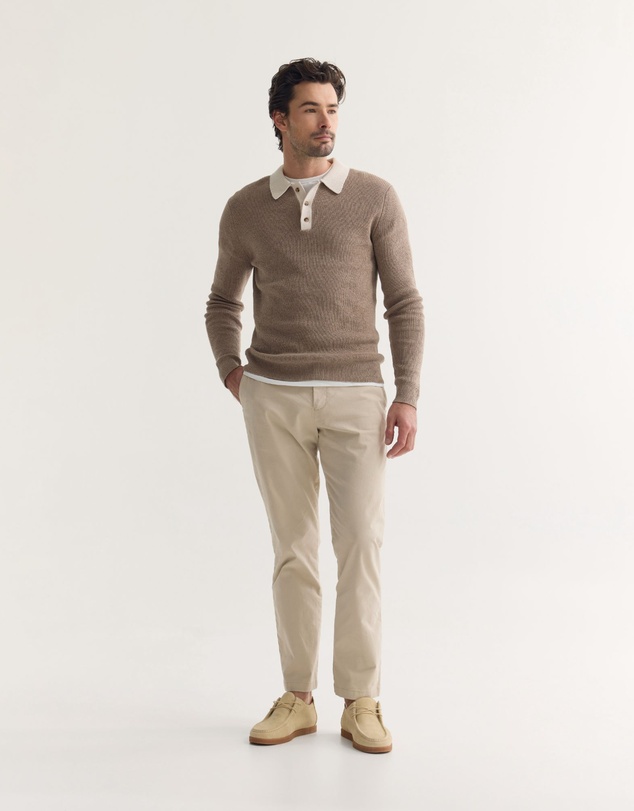 Oxford - Sam Contrast Collar Knit