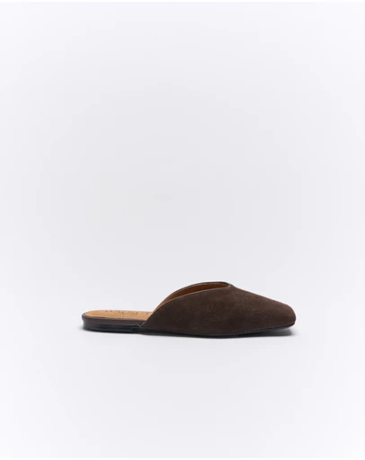 Walnut Melbourne - Tyla Leather Mule