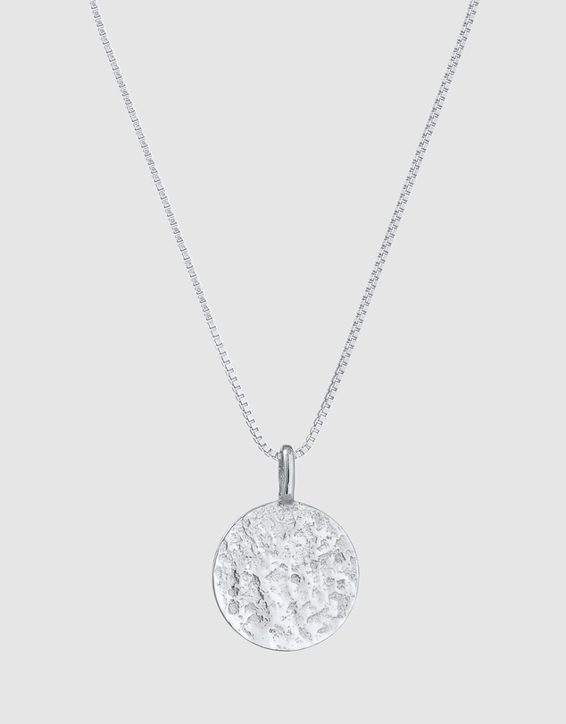 Kuzzoi - ICONIC EXCLUSIVE - Coin Pendant Necklace in 925 Sterling Silver
