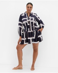 City Chic - Laurie Print Mini Dress