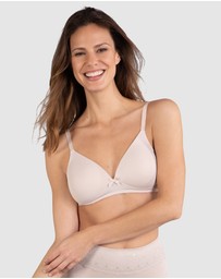 Naturana - Seamless Wireless Padded T-Shirt Bra