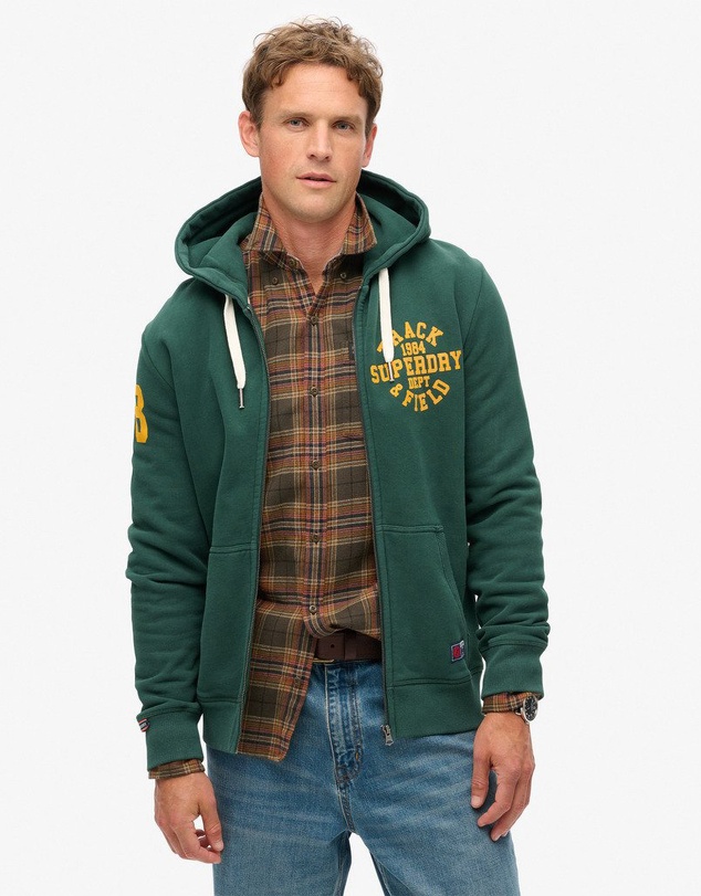 Superdry - Track & Field Graphic Ziphood